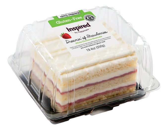 Inspired By Happines Gluten Free Super Size Dreaming Of Strawberries Cake, 19.4 Ounce -- 12 per case.