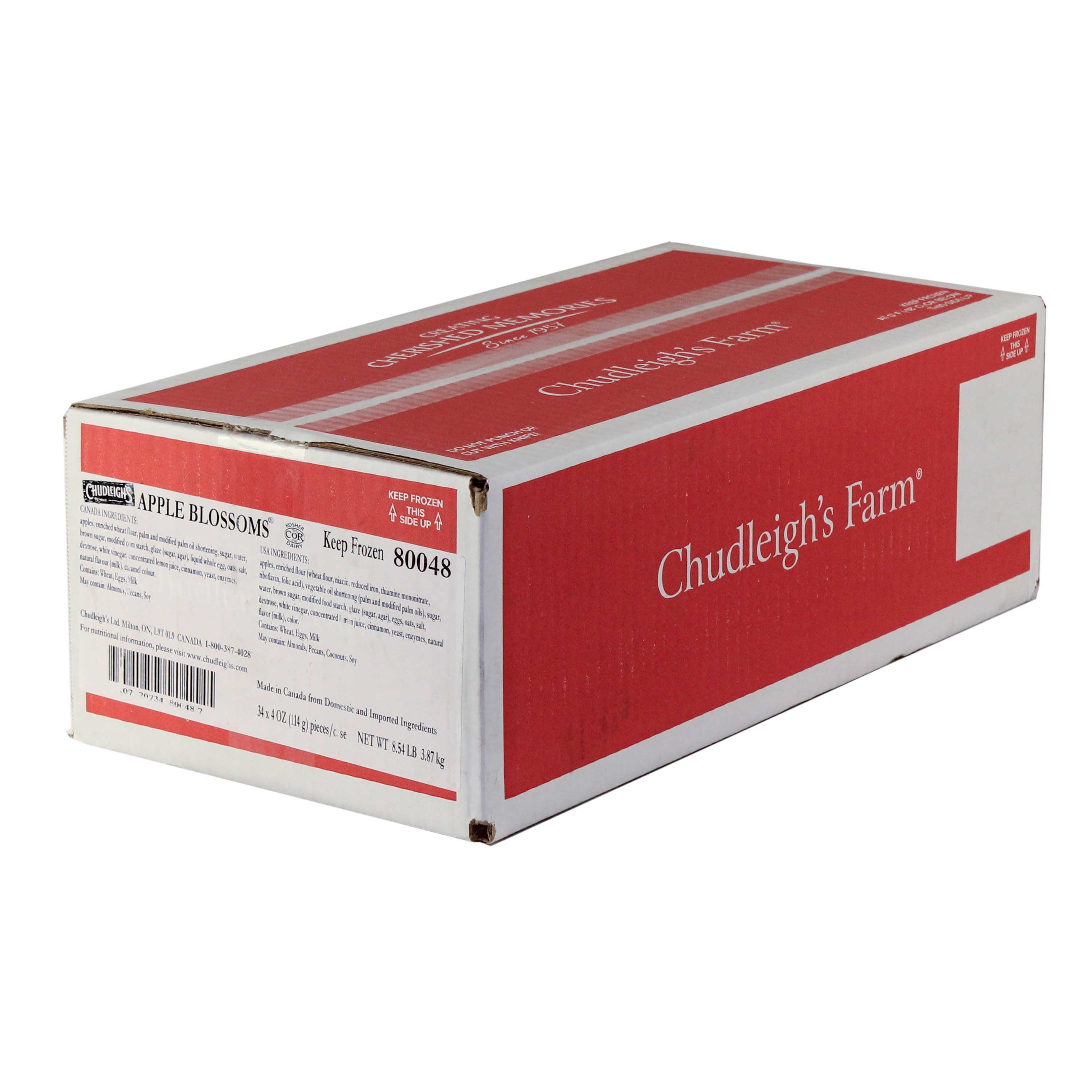 Chudleighs Apple Blossom -- 34 per case.