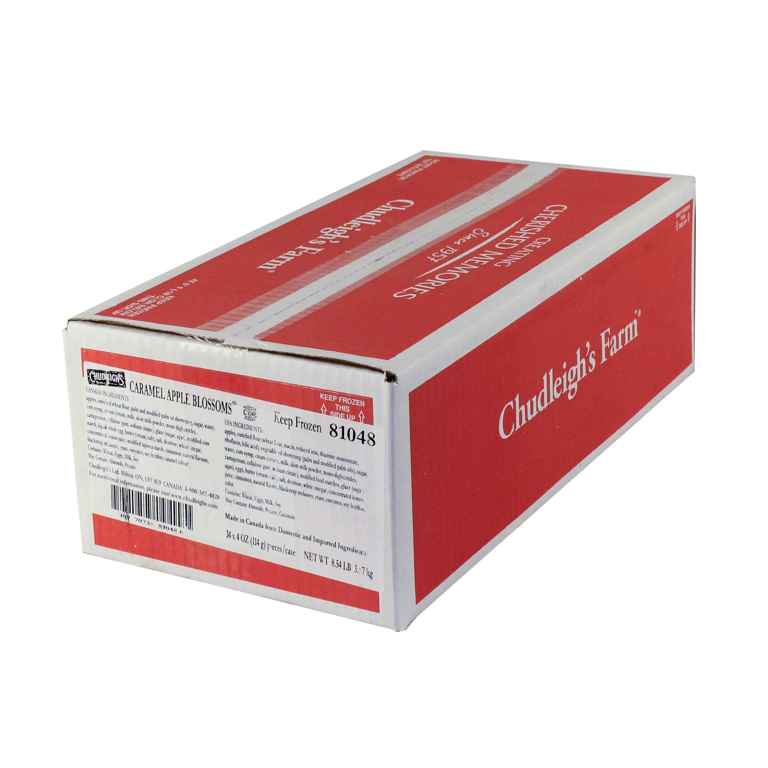 Chudleighs Apple Caramel Blossom -- 34 per case.