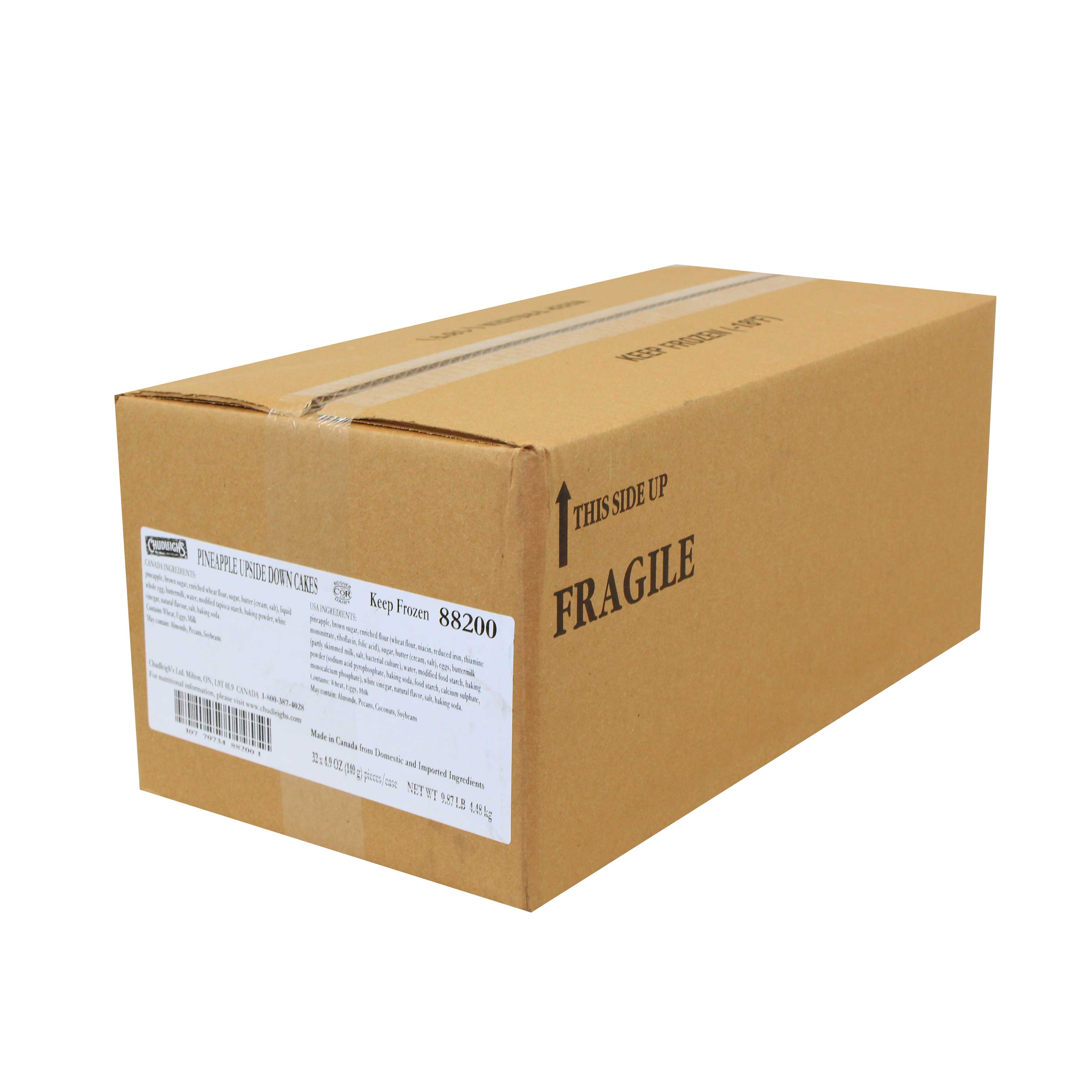 Chudleighs Pineapple Upside Down Cake, 4.9 Ounce -- 32 per case.