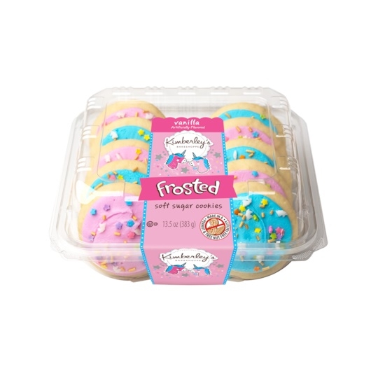 Kimberleys Bakeshoppe Unicorn Vanilla Frosted Cookies, 13.5 Ounce -- 15 per case