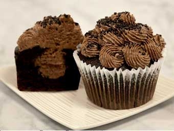 Kimberleys Bakeshoppe Gourmet Jumbo Triple Chocolate Cupcake, 6 Ounce -- 12 per case