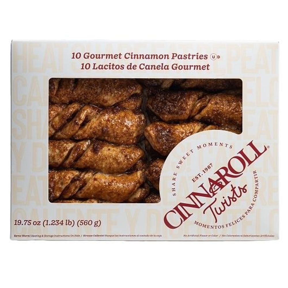 Cinnaroll Gourmet Cinnamon Twists, 560 Gram -- 12 per case