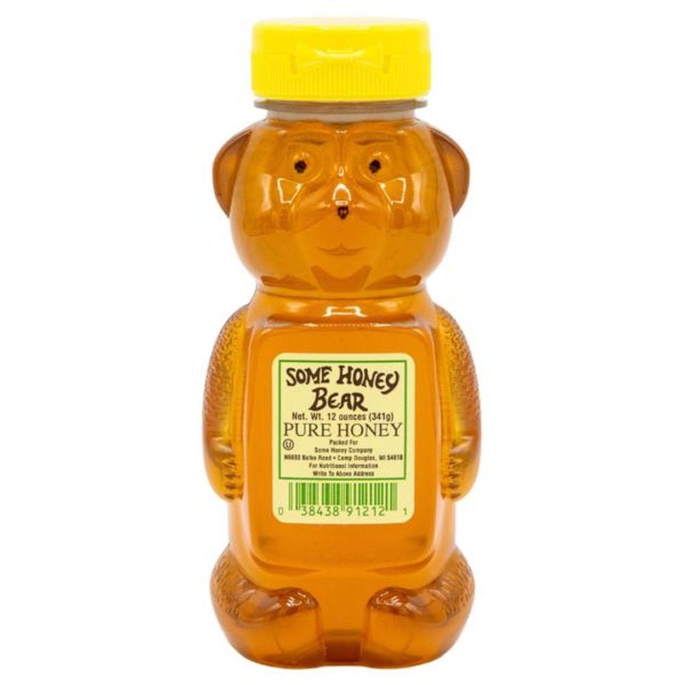 Some Honey - Honey Bear, 12 Ounce -- 12 per case