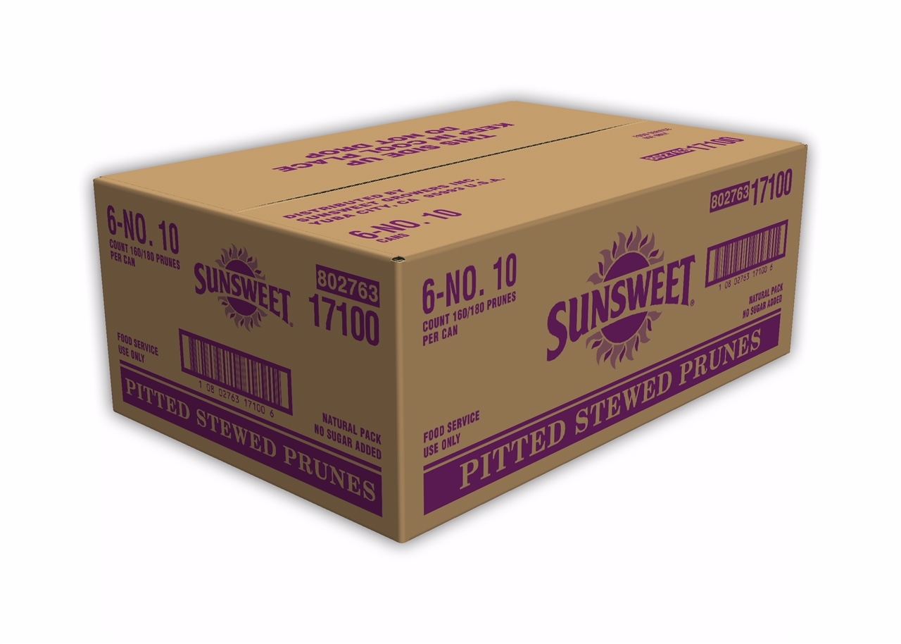 Sunsweet Grower Pitted Prune in Water, 10 Pound Can -- 6 per case.