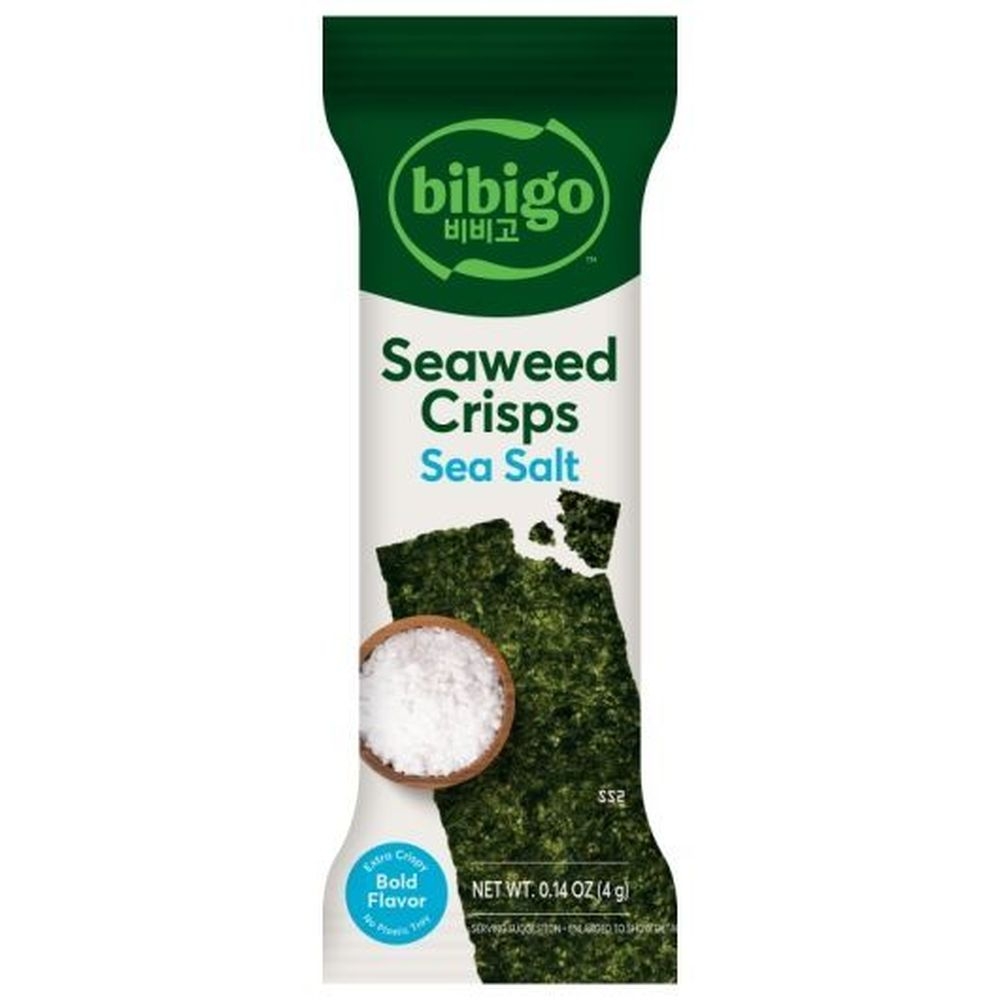 Bibigo Sea Salt Seaweed Crisps, 0.14 Ounce -- 3 per case