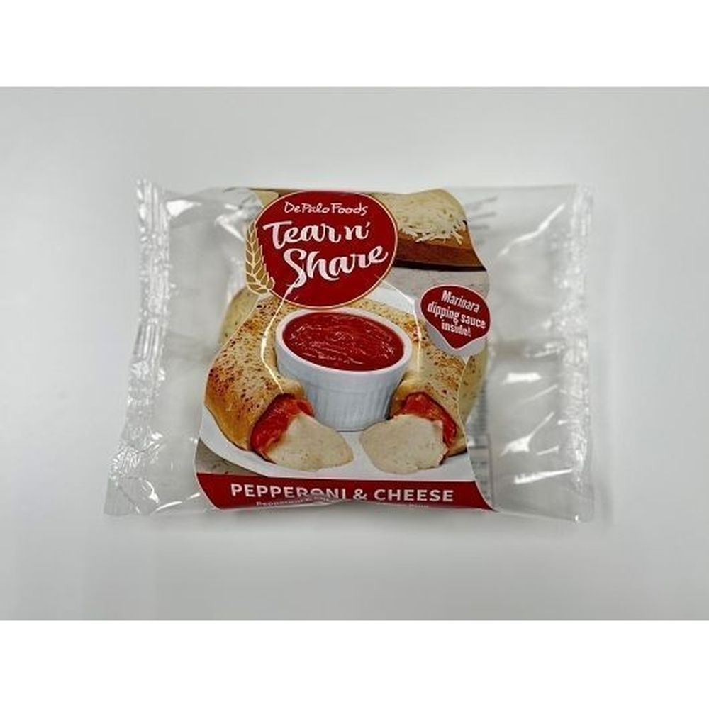 Depalo Foods Tear N Share Pepperoni and Cheese Pizza Ring, 8.5 Ounce -- 12 per case