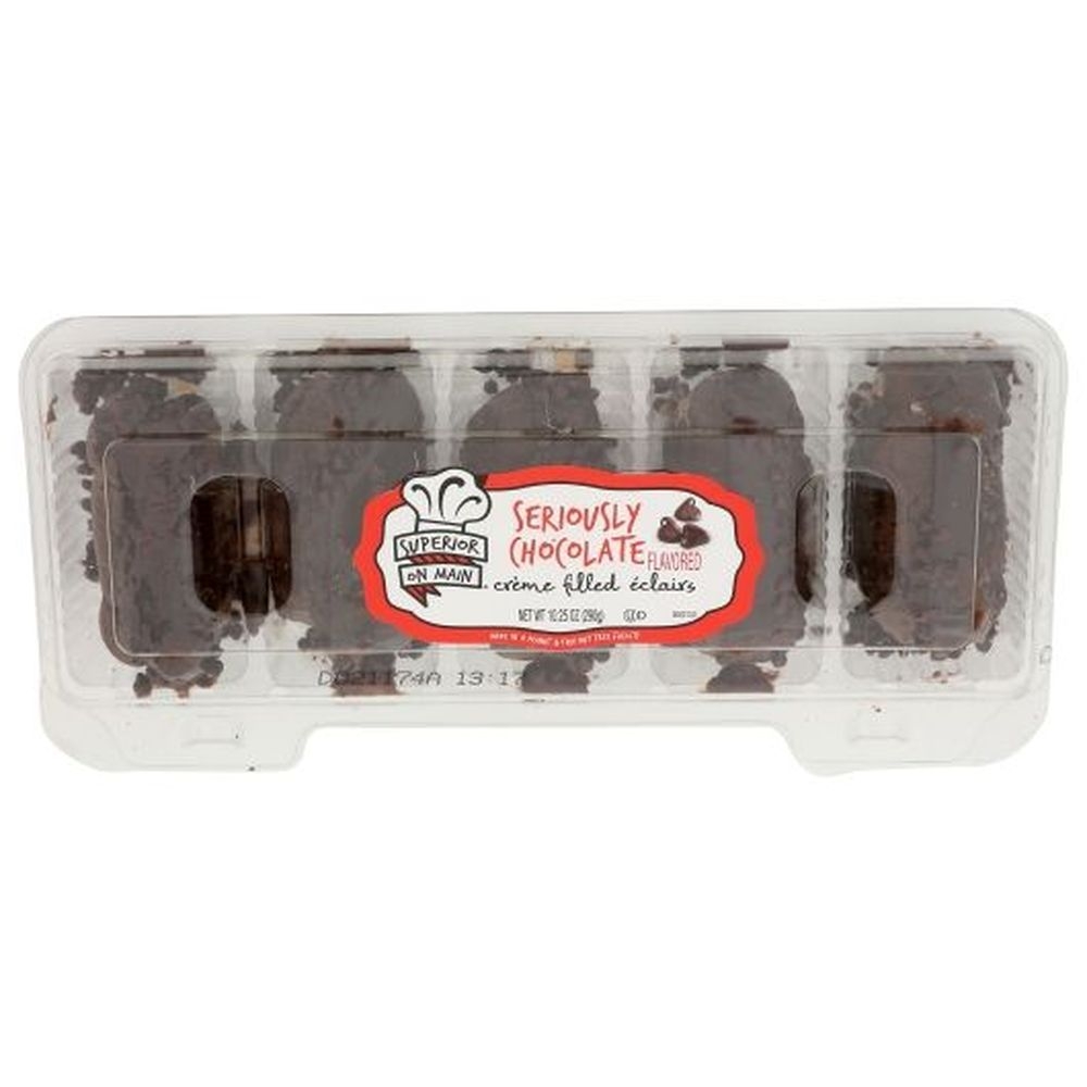 Superior On Main Seriously Chocolate Mini Eclair, 10.25 Ounce -- 12 per case