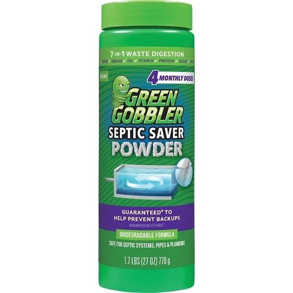Green Gobbler Septic Saver Powder, 27 Ounce -- 4 per case