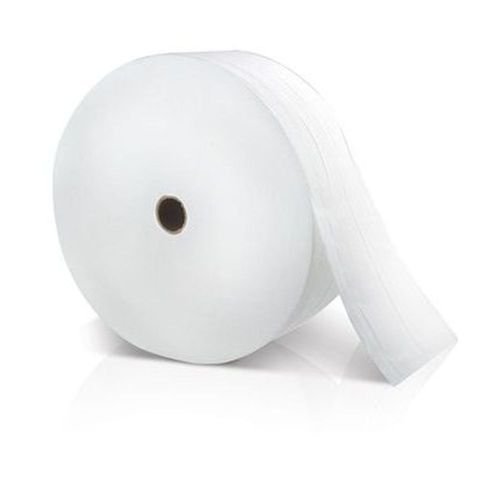 Solaris LoCor White 2 Ply Jumbo Tissue Roll, 3.3 inch x 1200 Feet -- 12 per case.