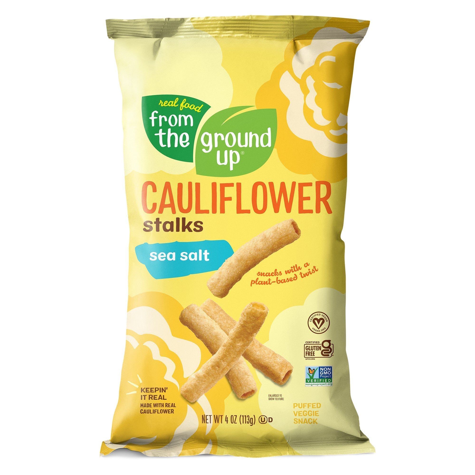 From The Ground Up Sea Salt Cauliflower Stalk, 4 Ounce -- 12 per case