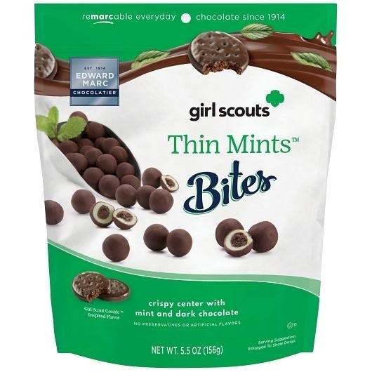 Edward Marc Girl Scout Thin Mint Bites, 5.5 Ounce -- 12 per case