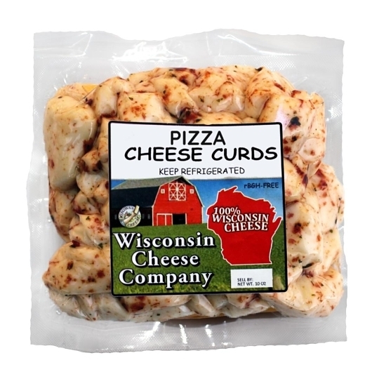 Wisconsin Cheese Company Pizza Cheese Curds, 10 Ounce -- 12 per case