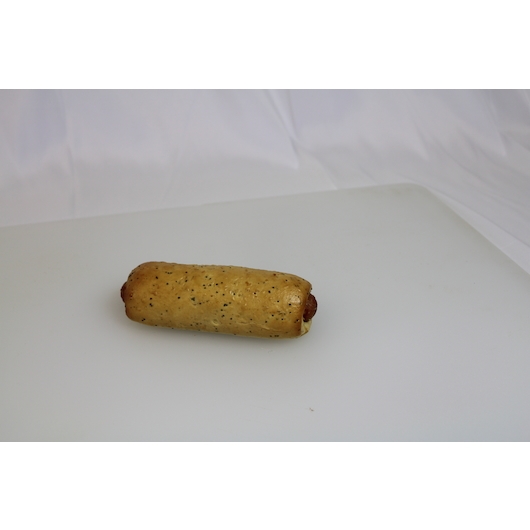 Grand Prairie Cheddar Dog-Smoked Sausage Wrapped in Everything Bagel Dough -- 24 per case