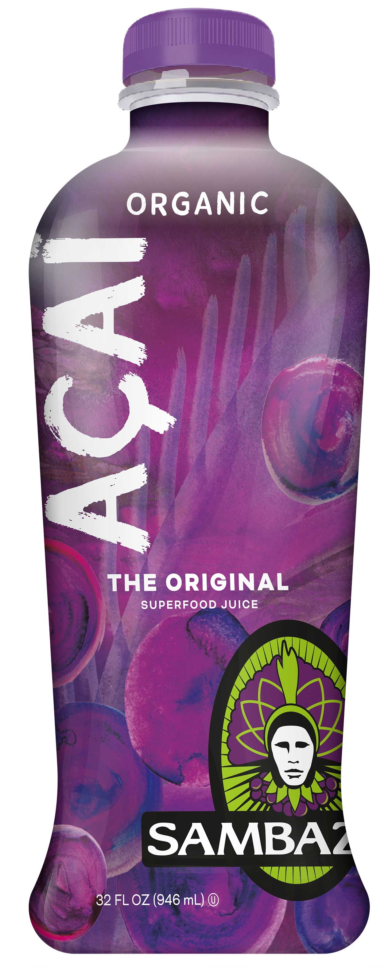 Sambazon Organic The Original Superfood Juice, 32 Fluid Ounce -- 6 per case.
