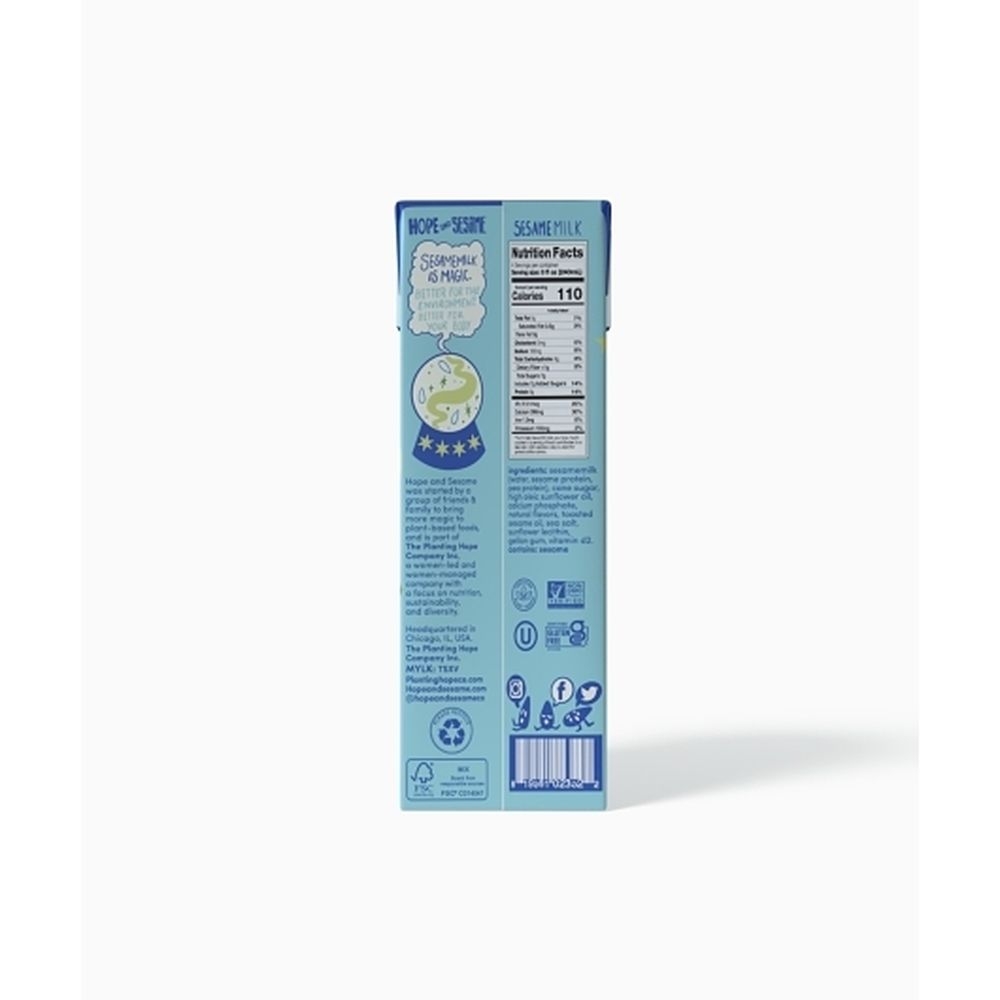 Hope and Sesame Nongmo Original Sesame Milk, 32 Fluid Ounce -- 6 per case
