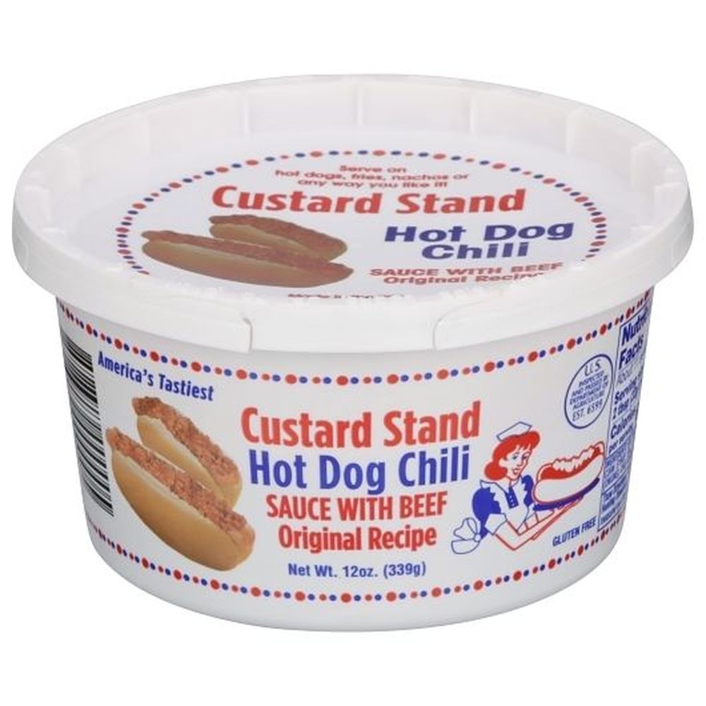 Custard Stand All Beef Hot Dog Chili Sauce, 12 Ounce -- 6 per case