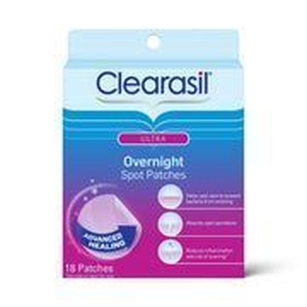 Clearasil Ultra Overnight Acne Spot Patches, 18 count -- 48 per case