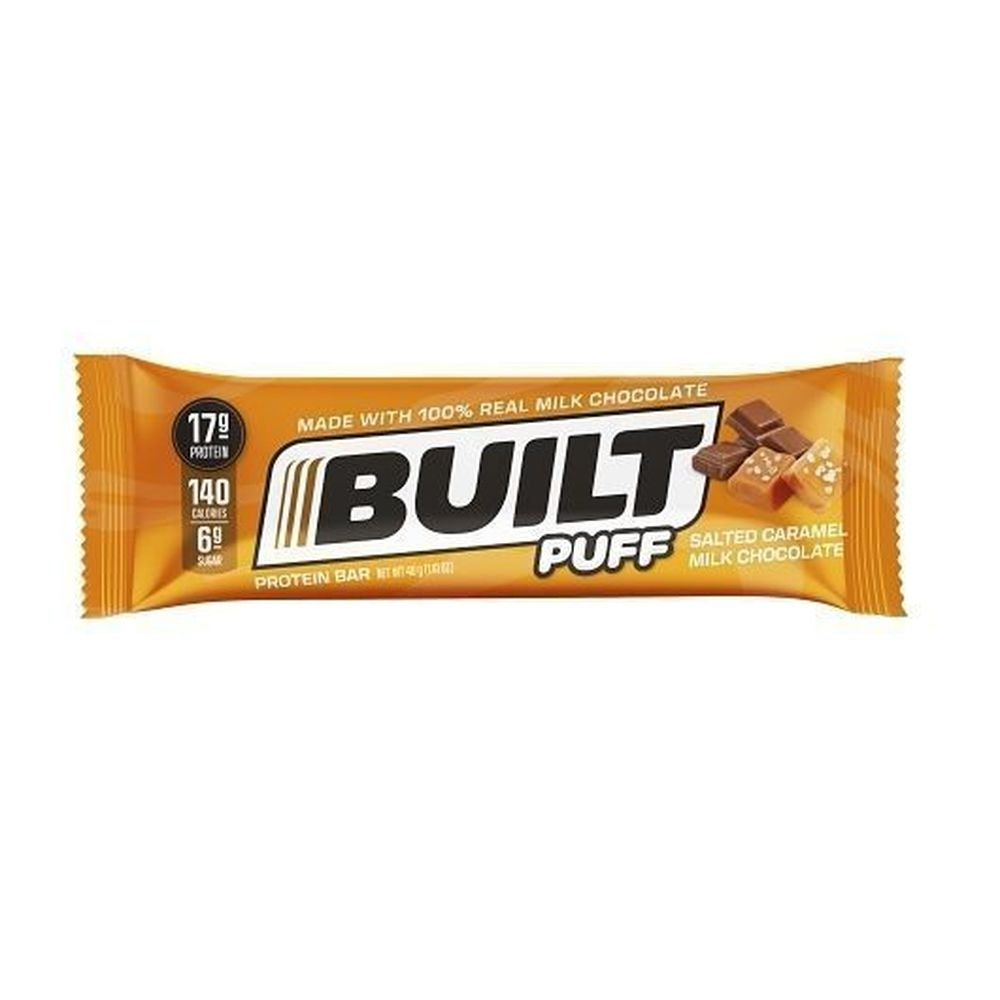 Built Salted Caramel Milk Chocolate Puff, 1.41 Ounce -- 144 per case