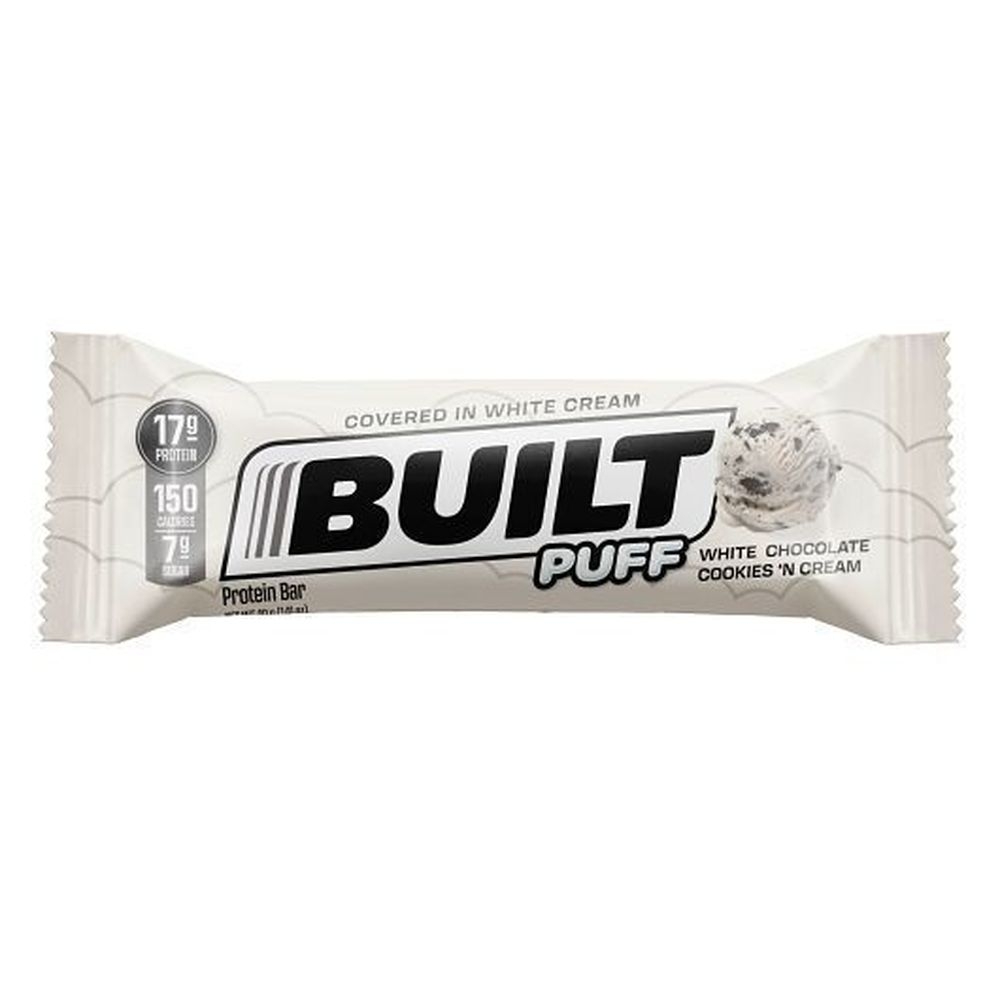 Built White Chocolate Cookies N Cream Puff, 1.41 Ounce -- 144 per case