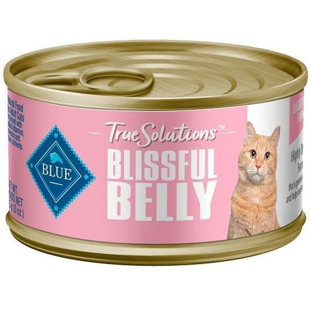 Blue Buffalo True Solutions Blissful Belly Chicken Natural Digestive Care Adult Wet Cat Food, 3 Ounce -- 24 per case