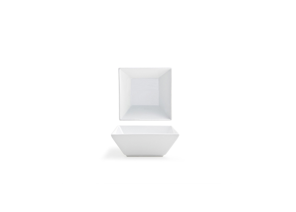Front Of The House Kyoto Square Bowl, 4 1/2 inch -- 12 per case