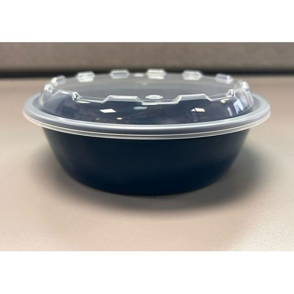 Cubeware Round Container with Clear Vented Lid -- 150 set per case