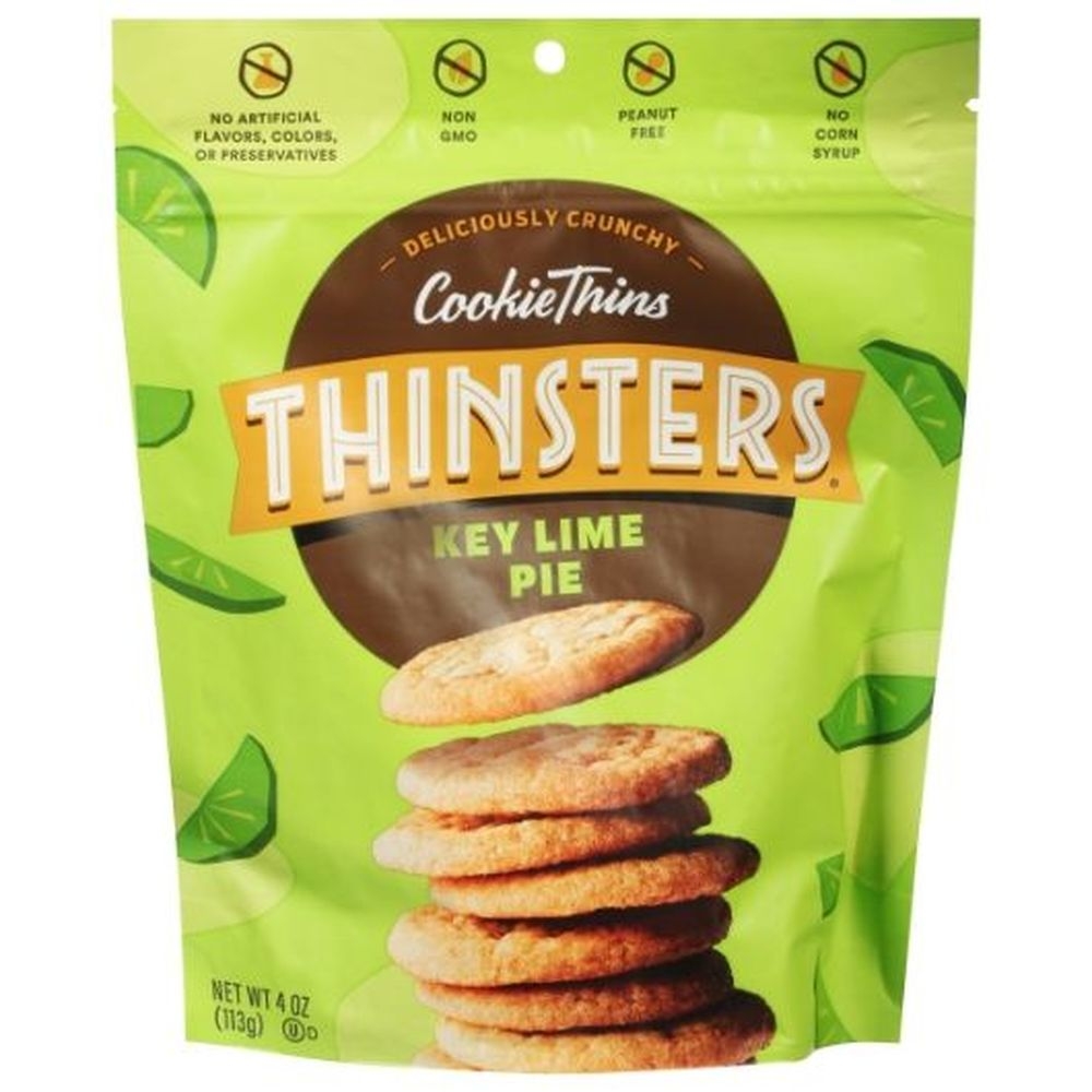 Thinsters Key Lime Cookie Thins, 4 Ounce -- 12 per case