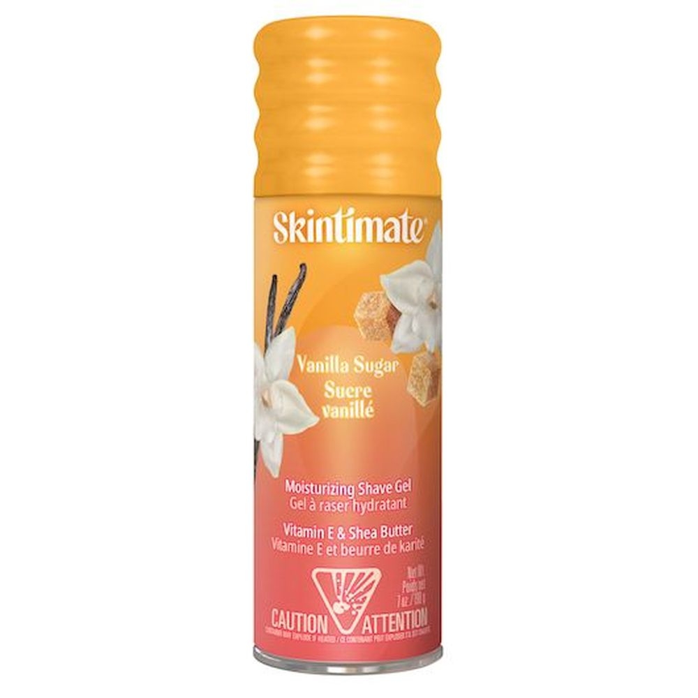 Skintimate Vanilla Sugar Moisturizing Shave Gel, 7 Ounce -- 6 per case