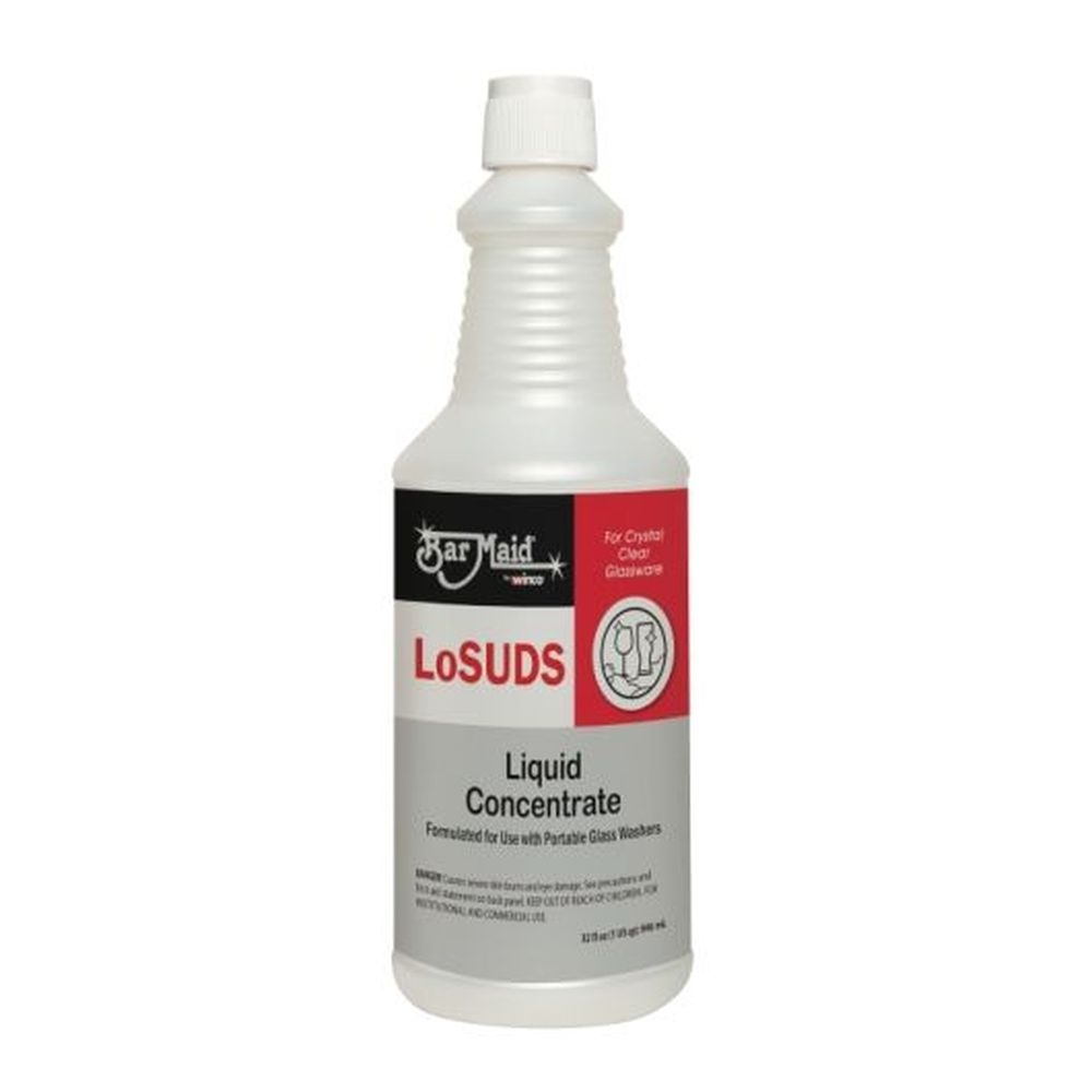 Barmaid Losuds 12 Fluid Ounce Glassware Liquid Concentrate, 12 count