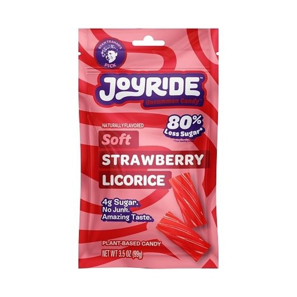 Joyride Soft Strawberry Licorice, 3.5 Ounce -- 10 per case