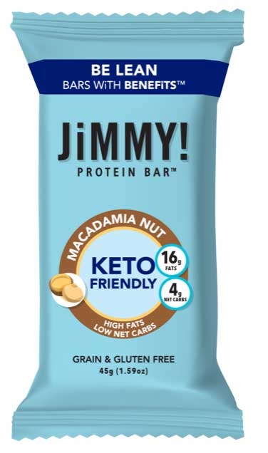 JiMMY Keto Macadamia Nut Crunch Protein Bar, 1.66 Ounce - 12 count per pack -- 12 packs per case