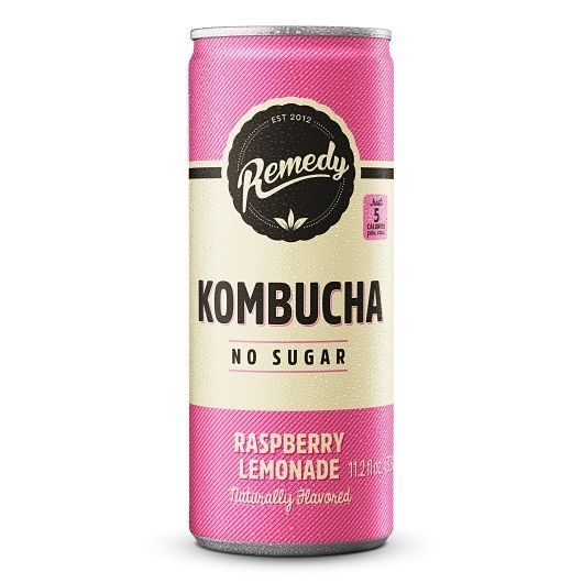 Remedy Raspberry Lemonade Kombucha, 11 Fluid Ounce -- 12 per case