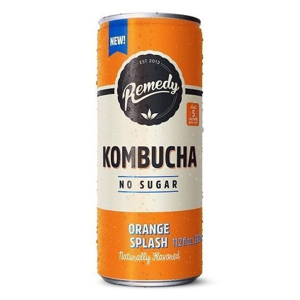 Remedy Orange Splash Kombucha, 11 Fluid Ounce -- 12 per case