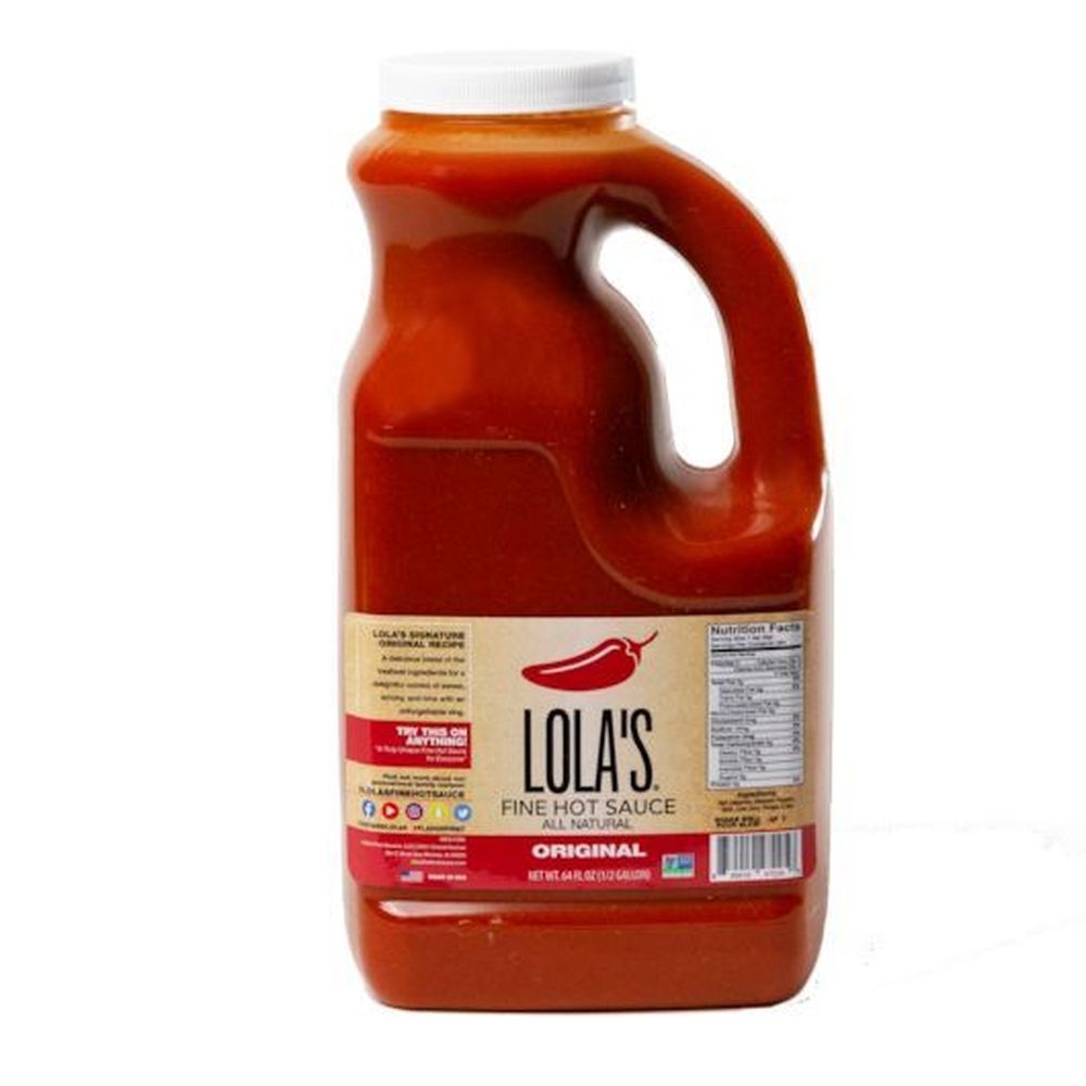 Lolas Original Fine Hot Sauce, 64 Ounce -- 2 per case