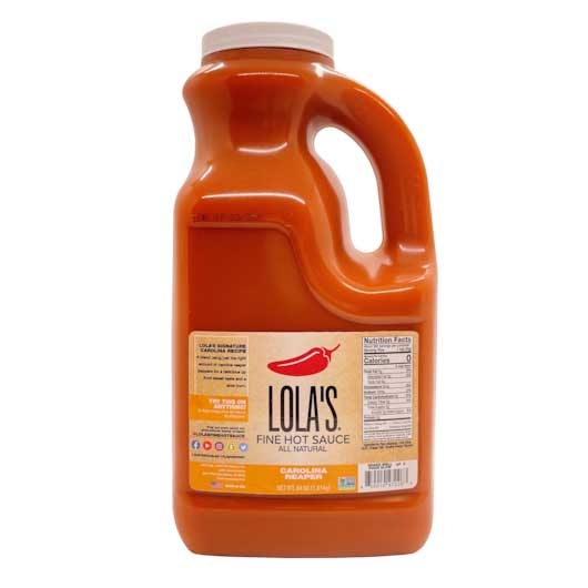 Lolas Carolina Reaper Fine Hot Sauce, 64 Ounce -- 2 per case