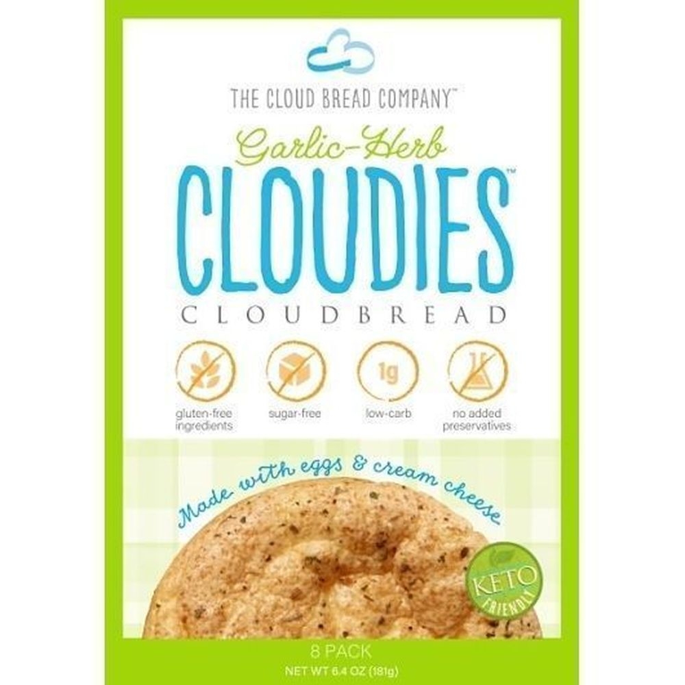 Cloudies Garlic Herb Cloudbread, 8 count -- 6 per case