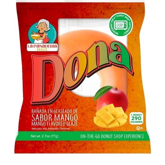Golden Dough Mango Flavored Glazed Donut, 2.7 Ounce -- 112 per case