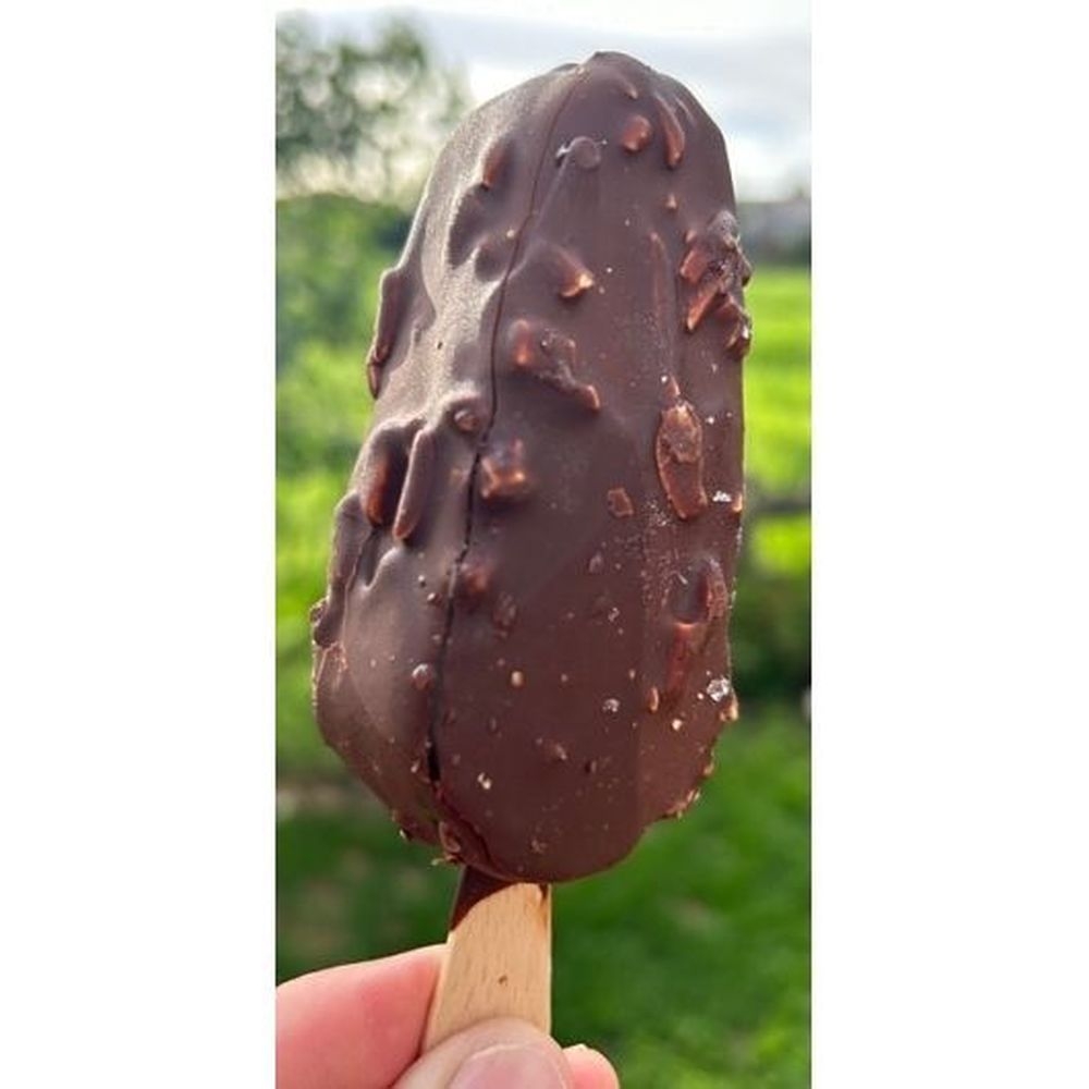 Wicked Kitchen Sweet Vanilla Ice Cream with Toasted Almond Pieces and Indulgent Chocolate Flavored Coating, 3.38 Fluid Ounce -- 20 per case
