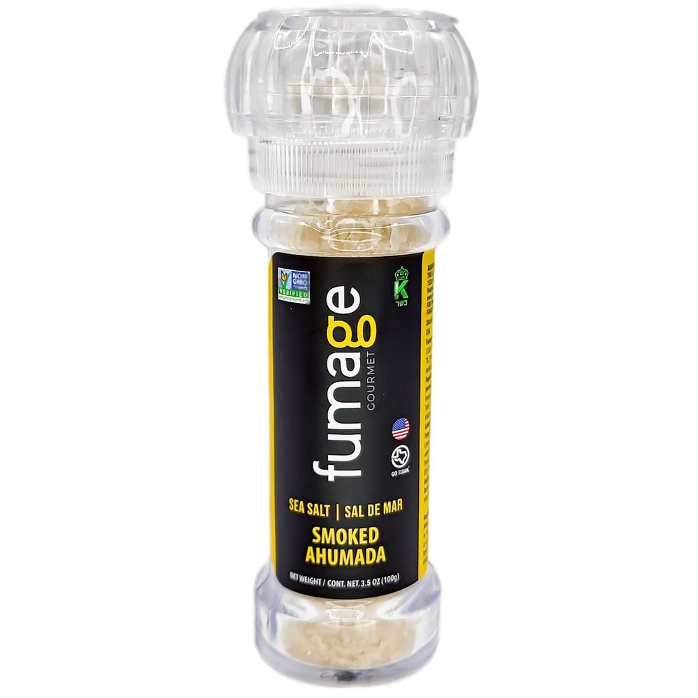 Fumage Gourmet Smoked Sea Salt, 100 Gram Ceramic Grinder -- 12 per case