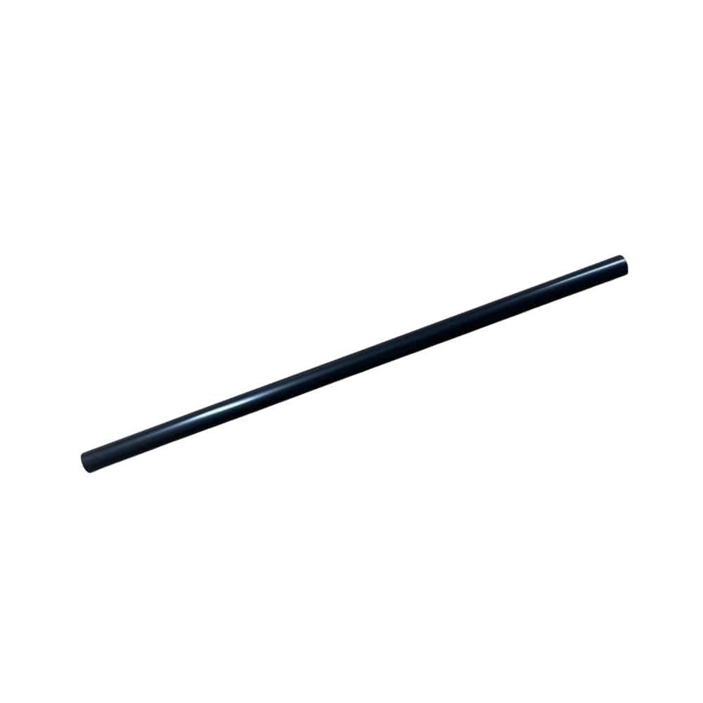 StrawFish Black Jumbo Unwrapped Biodegradable Straw, 7.75 inch 6mm -- 5000 per case