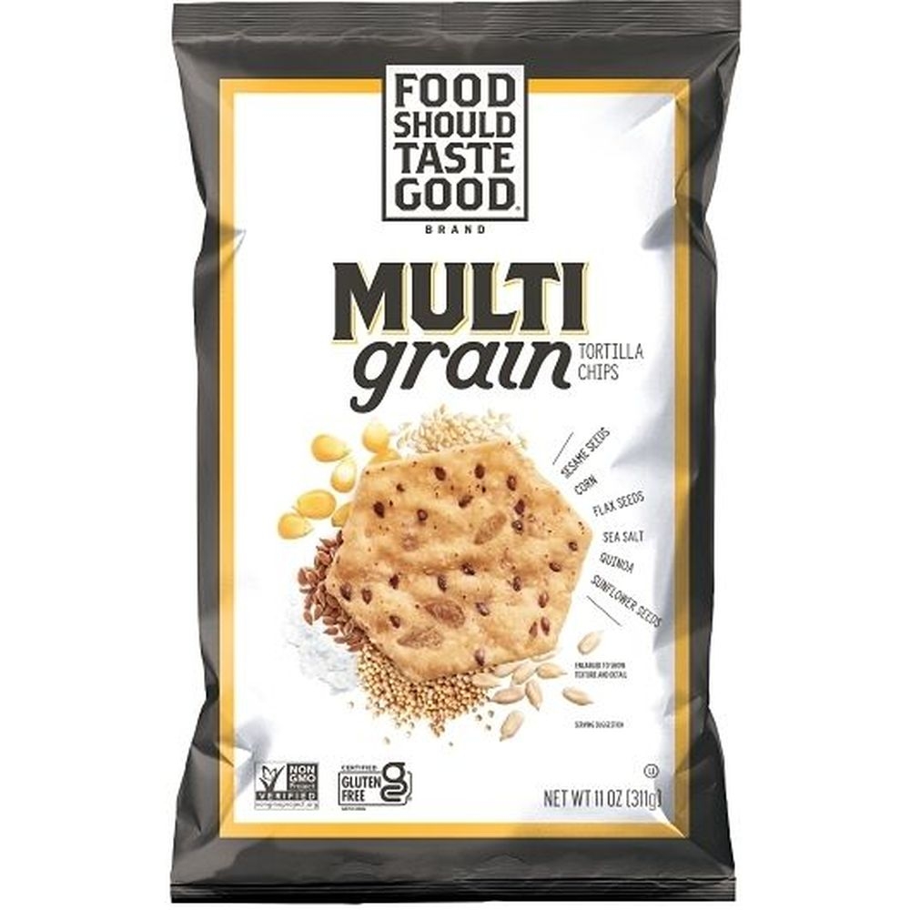 Food Should Taste Good Multigrain Tortilla Chips, 11 Ounce -- 12 per case