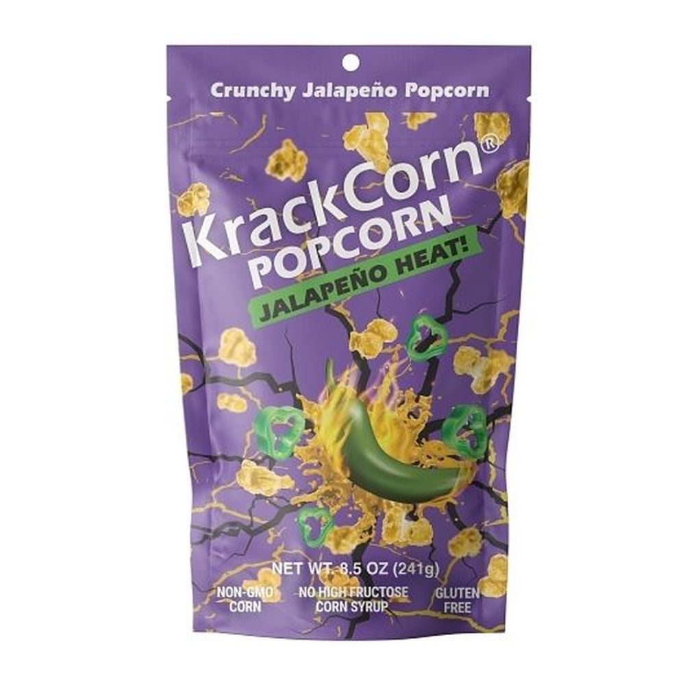 Krackcorn Jalapeno Heat Popcorn, 8.5 Ounce -- 12 per case