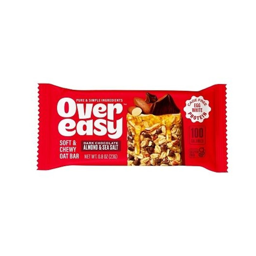 Over Easy Dark Chocolate Almond Sea Salt Mini Breakfast Bar, 0.8 Ounce -- 240 per case