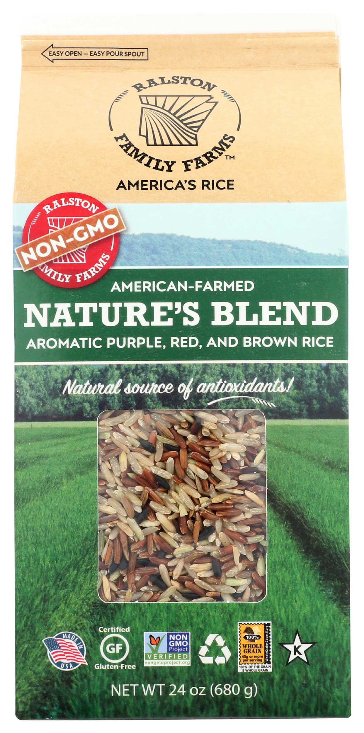 Ralston Family Farms Natures Blend Rice, 24 Ounce -- 6 per case