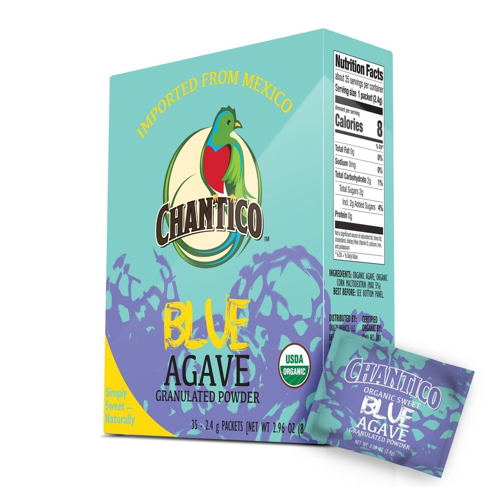 Chantico Organic Blue Agave Granulated Powder, 2.4 Gram -- 8 per case
