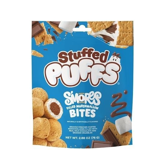 Stuffed Puffs Smores Filled Marshmallow Bites, 2.68 Ounce -- 8 per case