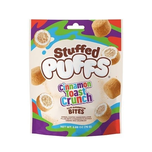 Stuffed Puffs Cinnamon Toast Crunch Marshmallow Bites, 2.68 Ounce -- 8 per case