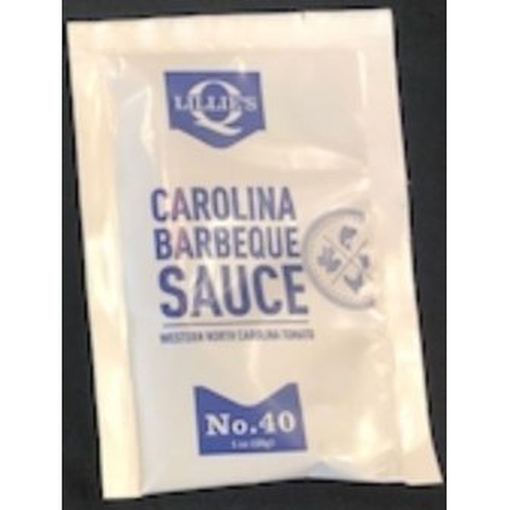 Lillies Q Zero Sugar Carolina BBQ Sauce, 1 Ounce -- 300 per case