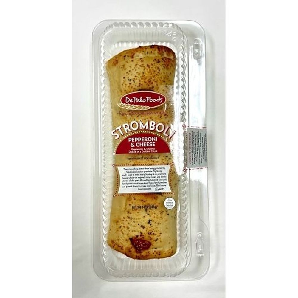 Depalo Foods Pepperoni and Cheese Stromboli, 14 Ounce -- 9 per case
